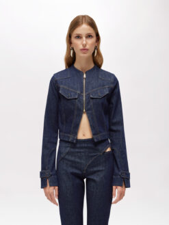 Alternative view of GIACCA IN DENIM BLUGIRL BLUMARINE