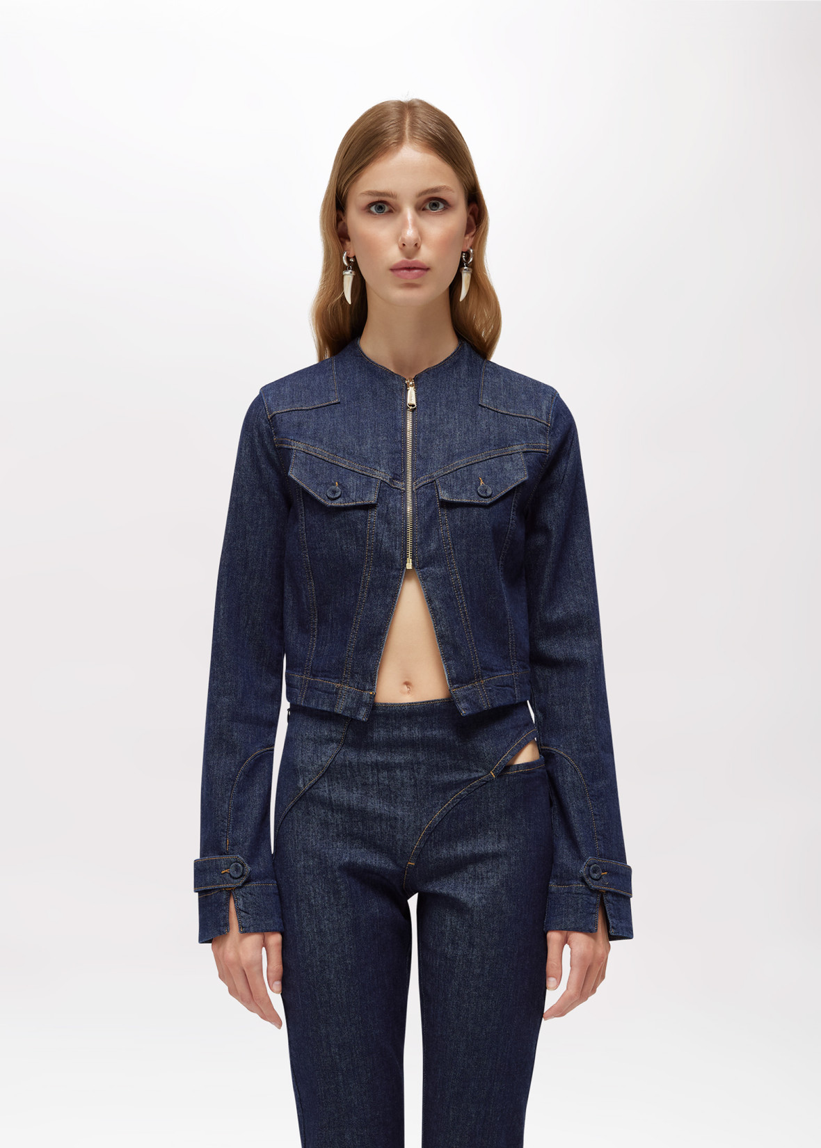 GIACCA IN DENIM BLUGIRL BLUMARINE - immagine 2